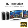 ACT 2-portový Dual HDMI 4K@60Hz KVM switch, USB 3.2 Gen1 (USB 3.0)