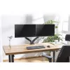 ACT plynová pružina rameno na dva monitory Office svorka/prevlečná montáž 18 kg