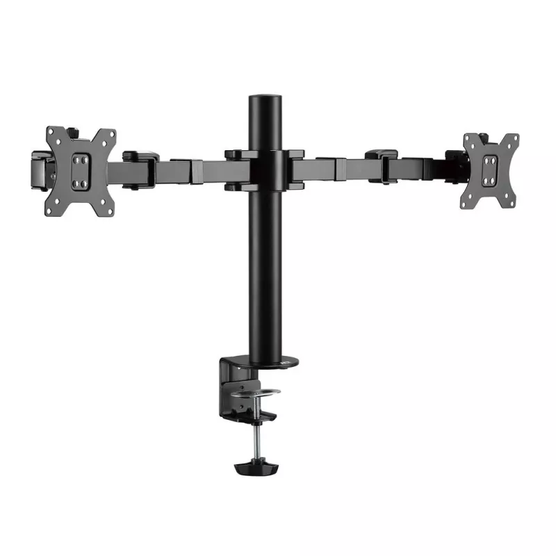 ACT rameno na dva monitory Office Solid Pro – svorka/prevlečná montáž – 12 kg – 10–32 palcov