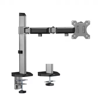 ACT rameno na jeden monitor Office strieborný svorka/prevlečná montáž 9 kg 17-32 palcov