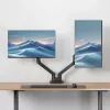 ACT AC8342 rameno pre dva monitory Office Premium, plynová pružina, 2 monitory