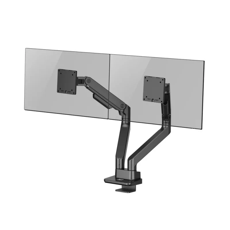 ACT AC8342 rameno pre dva monitory Office Premium, plynová pružina, 2 monitory