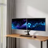 ACT rameno na monitor 32 palcov Office Premium, plynová pružina, priečna tyč, 2 monitory