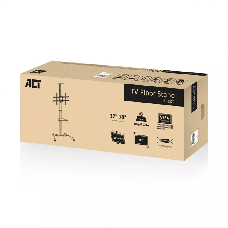 TV držiak ACT AC8370 čierny 70