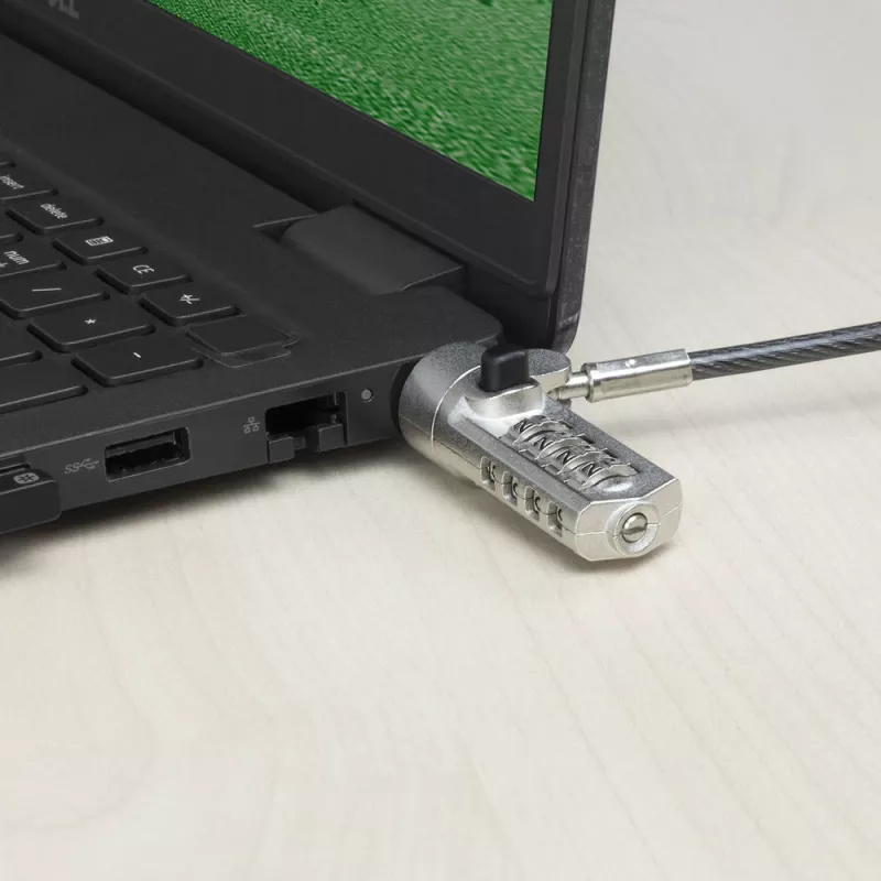 ACT Wedge bezpečnostný zámok na notebook s číselným zámkom kovový 2 m kábel