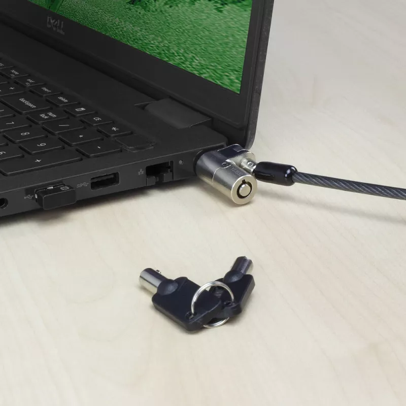 ACT Wedge bezpečnostný zámok na notebook s kľúčmi kovový 2 m kábel