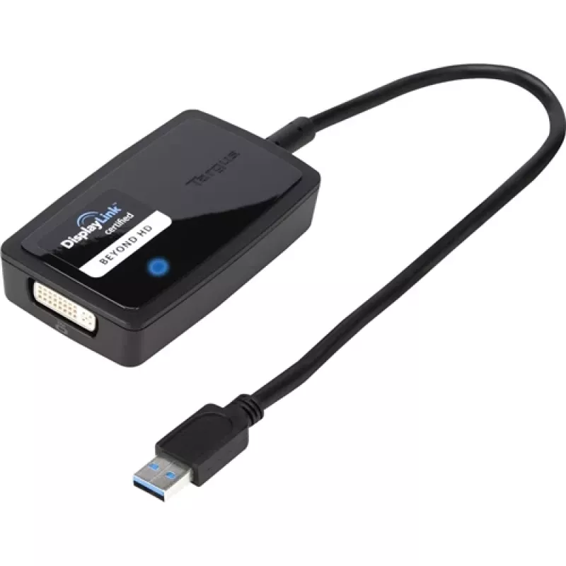 Targus USB 3.0 SuperSpeed Multi Video USB grafický adaptér 2048 x 1152 pixelov čierny