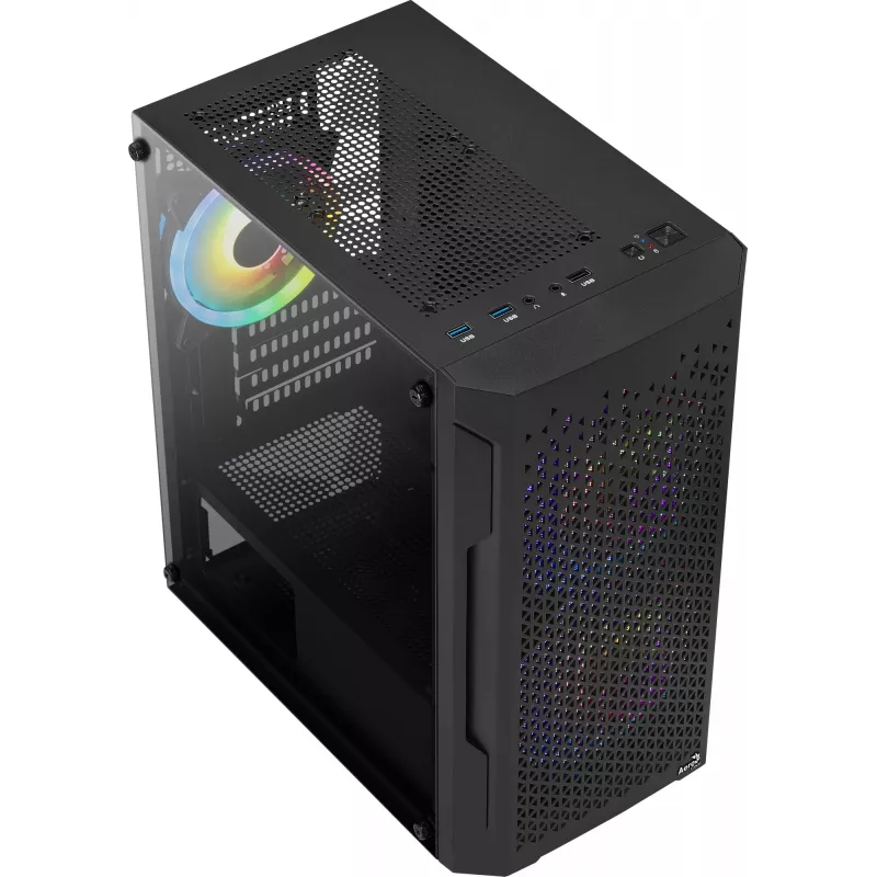 Aerocool Trinity Mini Mini Tower čierna