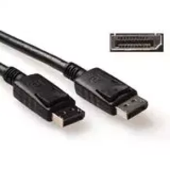 DisplayPort kábel konektor samec-konektor samec ACT AK3980 2 metre napájací pin 20 spojený