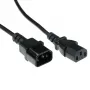 ACT Powercord C13 - C14 čierna 1,2 m