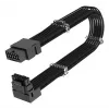 Kábel Akasa G-Nexus PX16 12+4-pin čierny 0,3 m