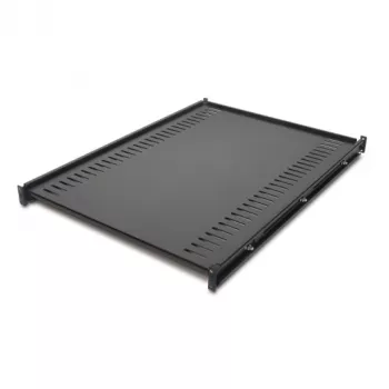 Nastaviteľná policová zásuvka APC AR8122BLK, kov, šírka 470 mm, max. hĺbka 660 mm, výška 44 mm, čierna
