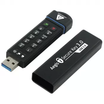 USB flash disk Apricorn 120 GB USB Type-A Aegis Secure Key 3.0