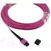 BlueOptics AV26-BO Multimódový optický trunk kábel, MPO/UPC na MPO/UPC, OM4, 7,5 m, purpurový