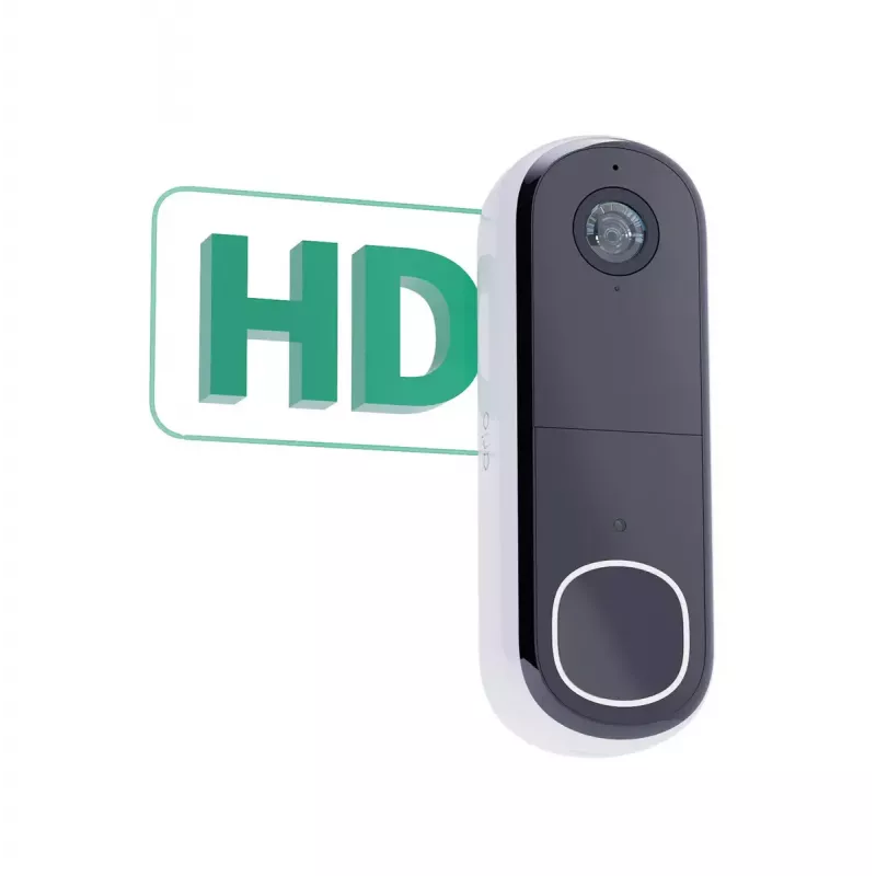 Videodverník Arlo Essential HD AVD3001-100EUS 1536p 180° zorné pole