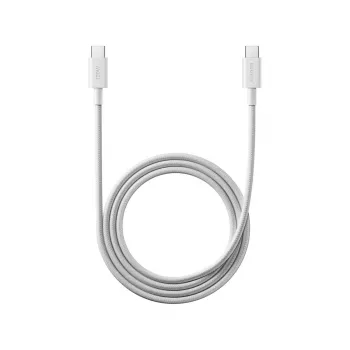 Kábel USB-C na USB-C Xiaomi BHR087KGL 1 m, USB 2.0, 0,48 Gbit/s, biela