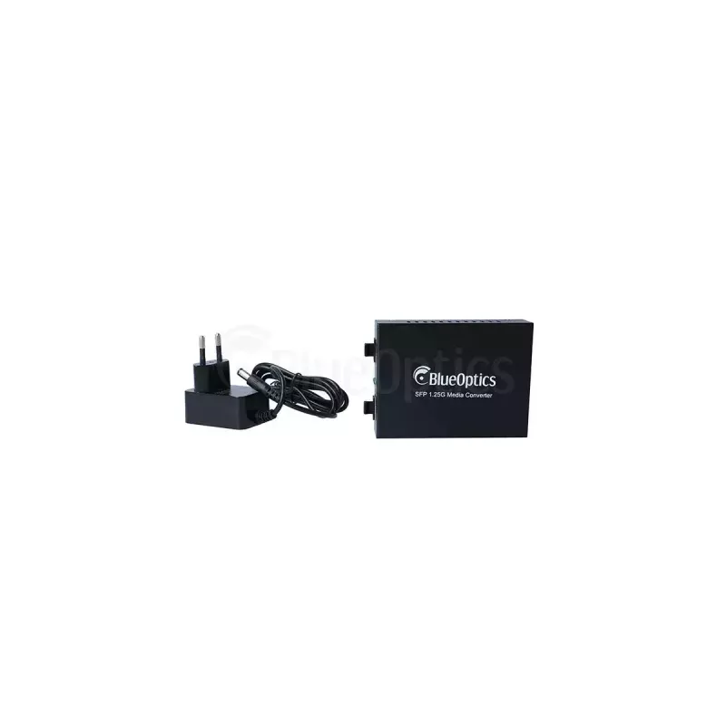 Sieťový mediakonvertor BlueOptics BLMC004 1000 Mbit/s Single-Mode čierny