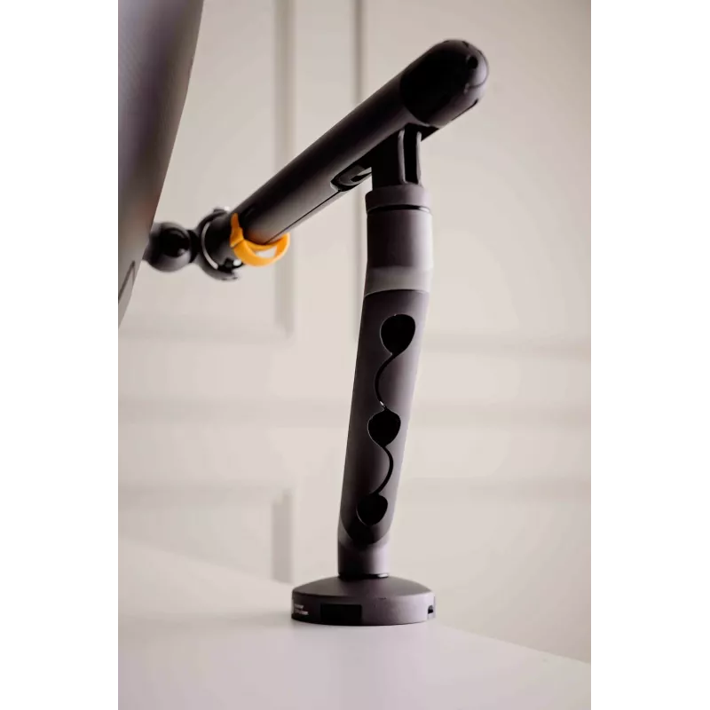 BakkerElkhuizen BE Flexible Single BNEBFSDG rameno monitora, stolové, mechanická pružina, do 88,9 cm (35 palcov), hliník/oceľ, tmavosivé