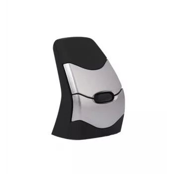BakkerElkhuizen DXT 2 Precision Mouse Wireless, obojručná, vertikálny dizajn, laser, RF Wireless + Bluetooth, 2000 DPI, čierna, sivá