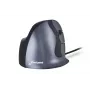BakkerElkhuizen Evoluent D Small, pravá ruka, vertikálny dizajn, laser, USB Type-A, 3200 DPI, čierna