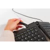 BakkerElkhuizen Goldtouch Travel Go2 káblová DE Qwertz, mini, káblová, USB, scissor spínače, QWERTZ, čierna