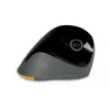 BakkerElkhuizen PRF Mouse Wireless tmavosivá, pravá ruka, vertikálny dizajn, optická, RF Wireless, 1600 DPI, čierna, sivá