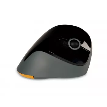BakkerElkhuizen PRF Mouse Wireless tmavosivá, pravá ruka, vertikálny dizajn, optická, RF Wireless, 1600 DPI, čierna, sivá