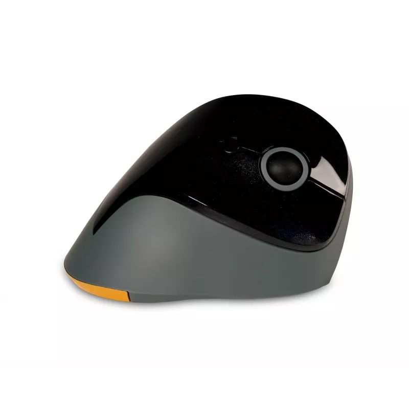 BakkerElkhuizen PRF Mouse Wireless tmavosivá, pravá ruka, vertikálny dizajn, optická, RF Wireless, 1600 DPI, čierna, sivá