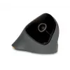 BakkerElkhuizen PRF Mouse Wireless tmavosivá, pravá ruka, vertikálny dizajn, optická, RF Wireless, 1600 DPI, čierna, sivá