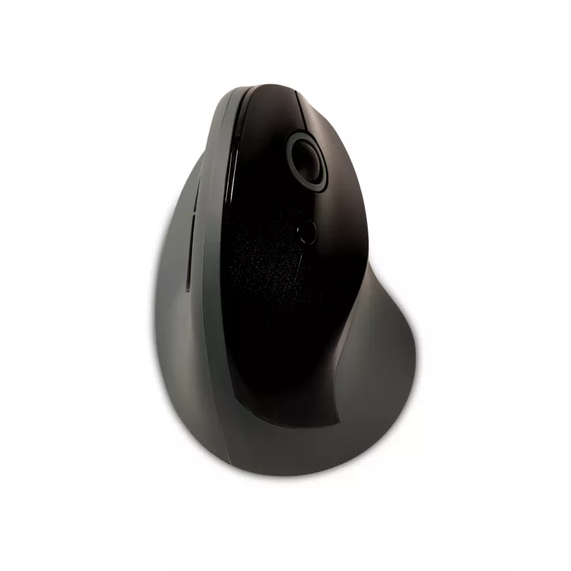 BakkerElkhuizen PRF Mouse Wireless tmavosivá, pravá ruka, vertikálny dizajn, optická, RF Wireless, 1600 DPI, čierna, sivá