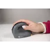 BakkerElkhuizen PRF Mouse Wireless tmavosivá, pravá ruka, vertikálny dizajn, optická, RF Wireless, 1600 DPI, čierna, sivá