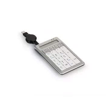 BakkerElkhuizen S-board 840 Numeric klávesnica, USB, PC, 1,2 m, svetlosivá, biela
