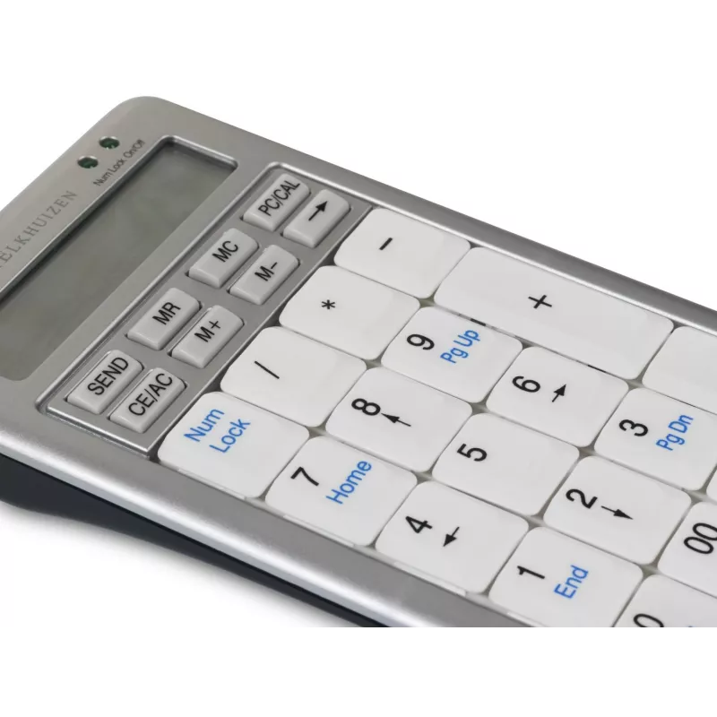 BakkerElkhuizen S-board 840 Numeric klávesnica, USB, PC, 1,2 m, svetlosivá, biela
