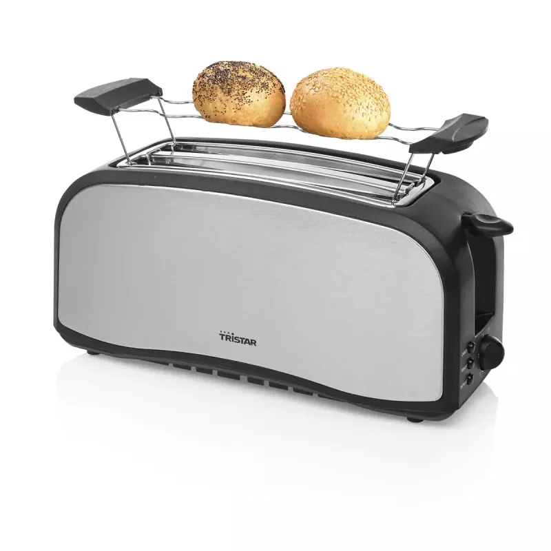 Hriankovač Tristar BR-1046 4 plátky čierny nerezová oceľ 1400W