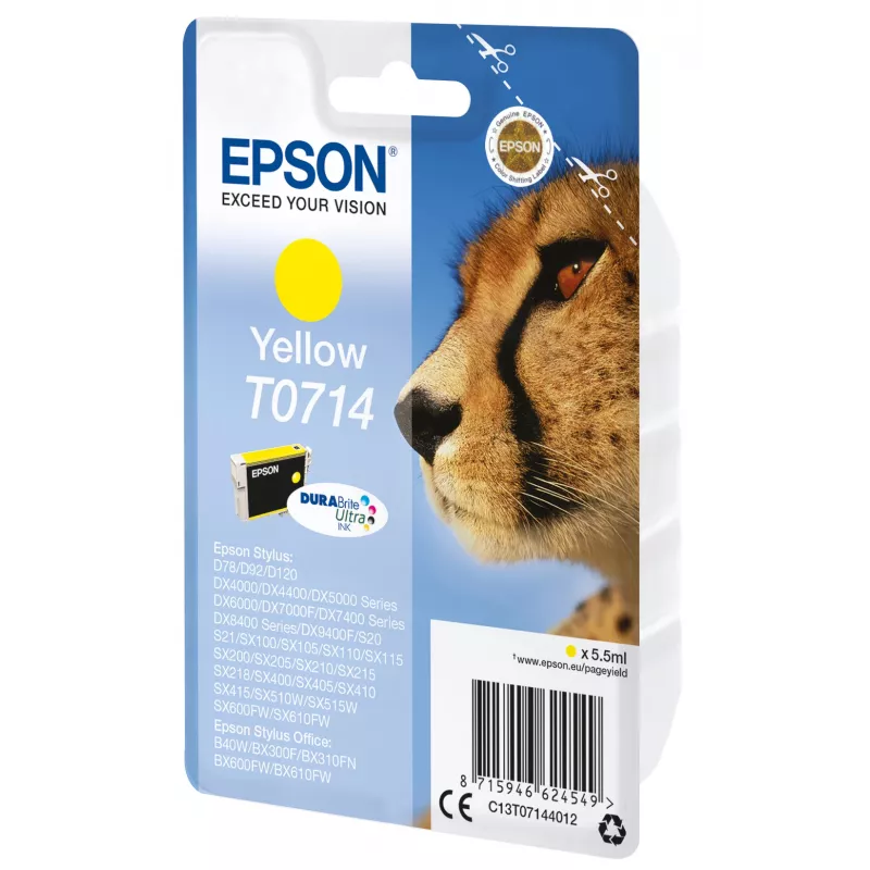 Epson samostatné balenie žltá T0714 DURABrite Ultra atrament