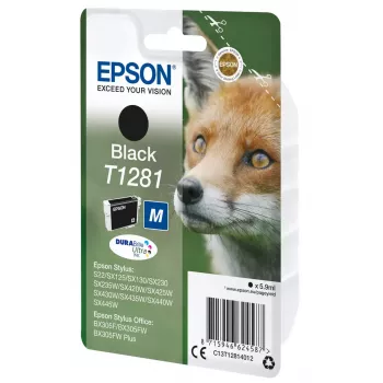 Epson T1281 Fox samostatné balenie atramentová kazeta čierna