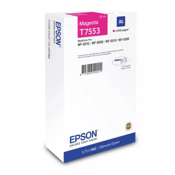 Atramentová kazeta Epson C13T755340 (originálna) XL vysoká výťažnosť, purpurová, 1 ks