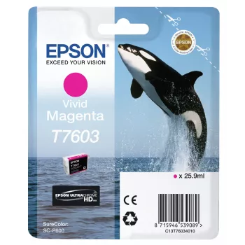 Atramentová kazeta Epson T7603 purpurová
