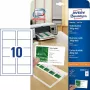 Avery Zweckform Quick&Clean C32011-25 vizitky, biele, 200 g/m2, 250 ks (25 listov)