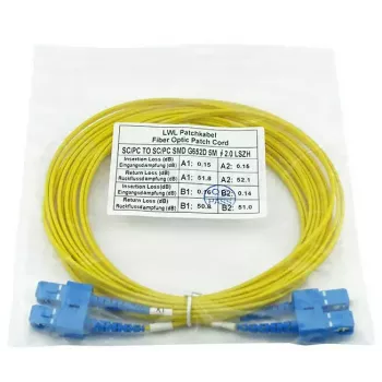 BlueOptics CAB-SMF-SC-SC-30 InfiniBand optický kábel 30 m SC SC