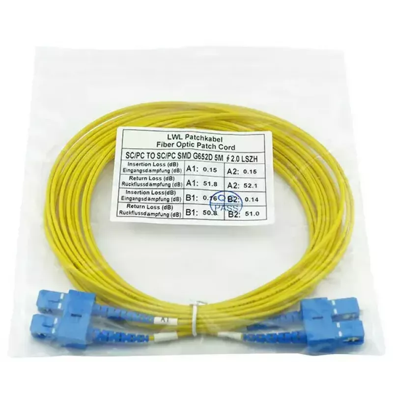 BlueOptics CAB-SMF-SC-SC-30 InfiniBand optický kábel 30 m SC SC