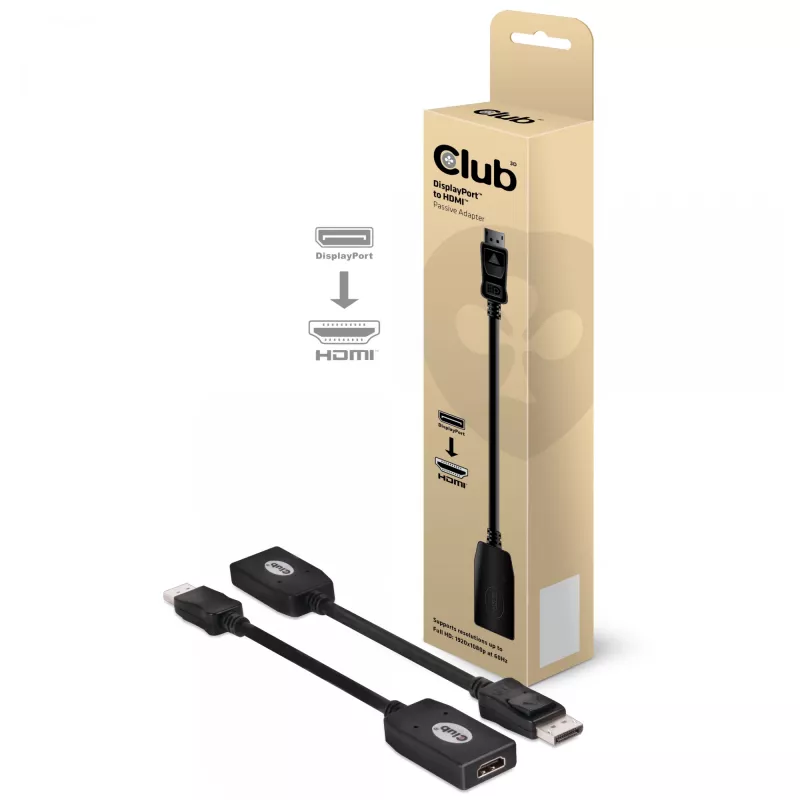 DisplayPort na HDMI pasívny adaptér CLUB3D CAC-1001