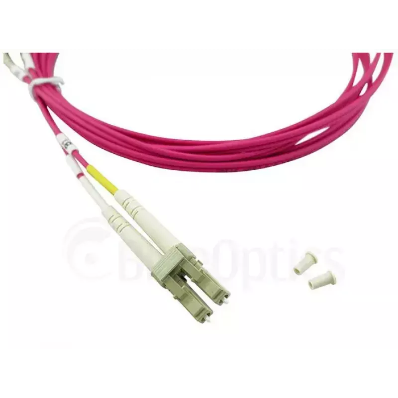 BlueOptics CBL-LC-OM4-15M-BO duplex LC sklenené vlákno kábel 15 m konektor samec/konektor samec