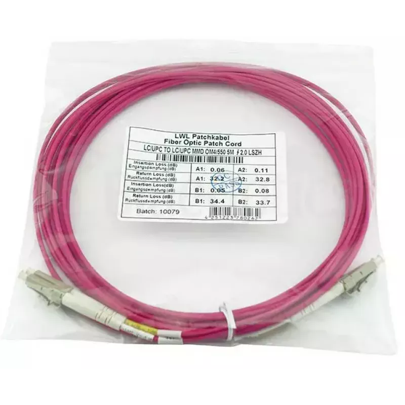 BlueOptics CBL-LC-OM4-50M-BO InfiniBand sklenené vlákno kábel 50 m 2x LC