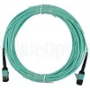 BlueOptics CBL-MTP12-OM3-10M-BO Multimódový optický trunk kábel, MTP/UPC na MTP/UPC, OM3, 10 m, akvamarínový