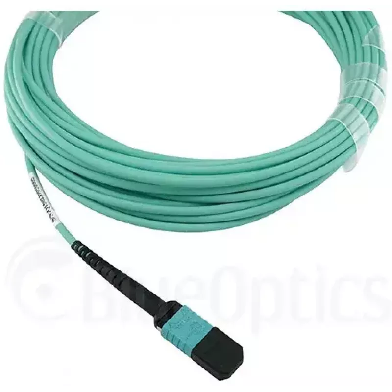 BlueOptics CBL-MTP12-OM3-1M-BO Multimódový optický trunk kábel, MTP/UPC na MTP/UPC, OM3, 1 m, akvamarínový