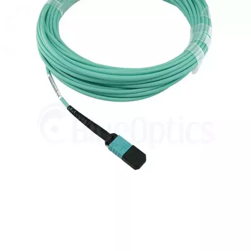 Optický kábel BlueOptics CBL-MTP12-OM3-30M-BO MTP OM3 30 m tyrkysový