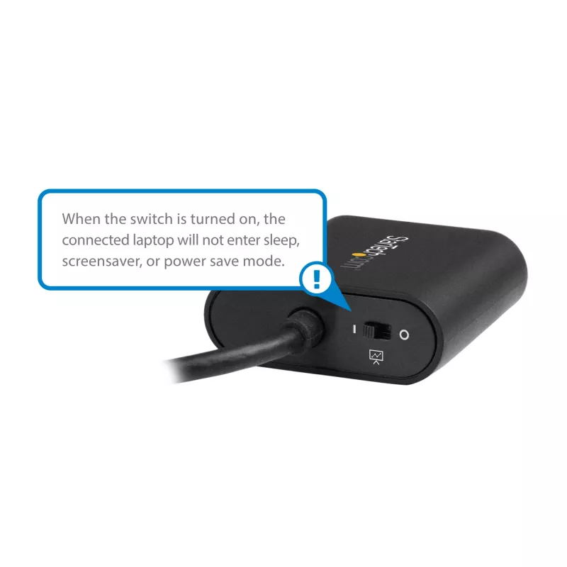 StarTech.com adaptér USB-C na VGA - s prepínačom prezentačného režimu - 1920x1200