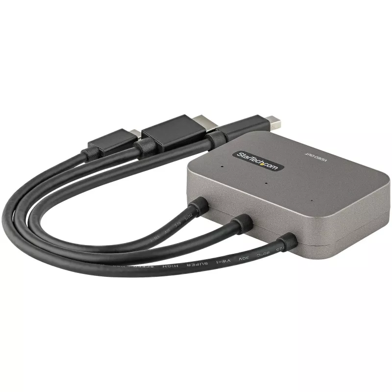 StarTech.com 3-in-1 adaptér multiport na HDMI - 4K 60Hz USB-C, HDMI alebo Mini DisplayPort na HDMI konvertor pre konferenčné miestnosti - digitálny AV video adaptér na pripojenie HDMI monitora/displaya