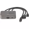 StarTech.com 3-in-1 adaptér multiport na HDMI - 4K 60Hz USB-C, HDMI alebo Mini DisplayPort na HDMI konvertor pre konferenčné miestnosti - digitálny AV video adaptér na pripojenie HDMI monitora/displaya